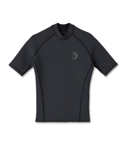 Short Sleeve Yulex Wetsuit Top Washed Black - Vuori