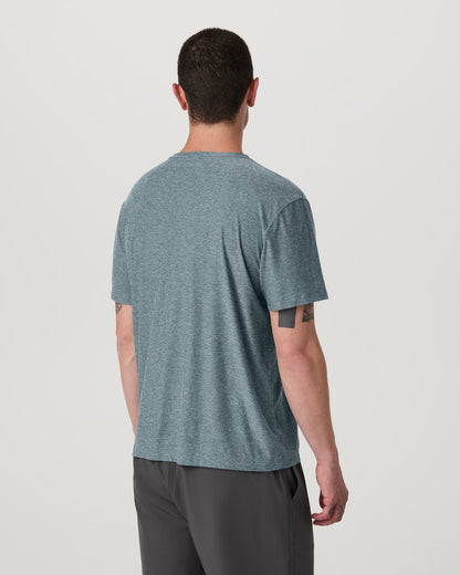 Short Sleeve Strato Tee - Relaxed Fit Kashmir Heather - Vuori