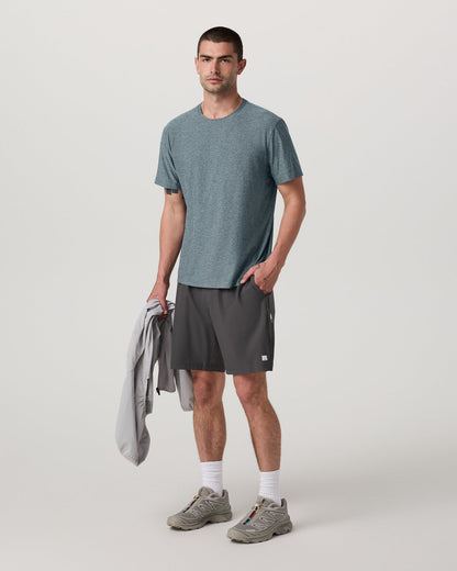 Short Sleeve Strato Tee - Relaxed Fit Kashmir Heather - Vuori