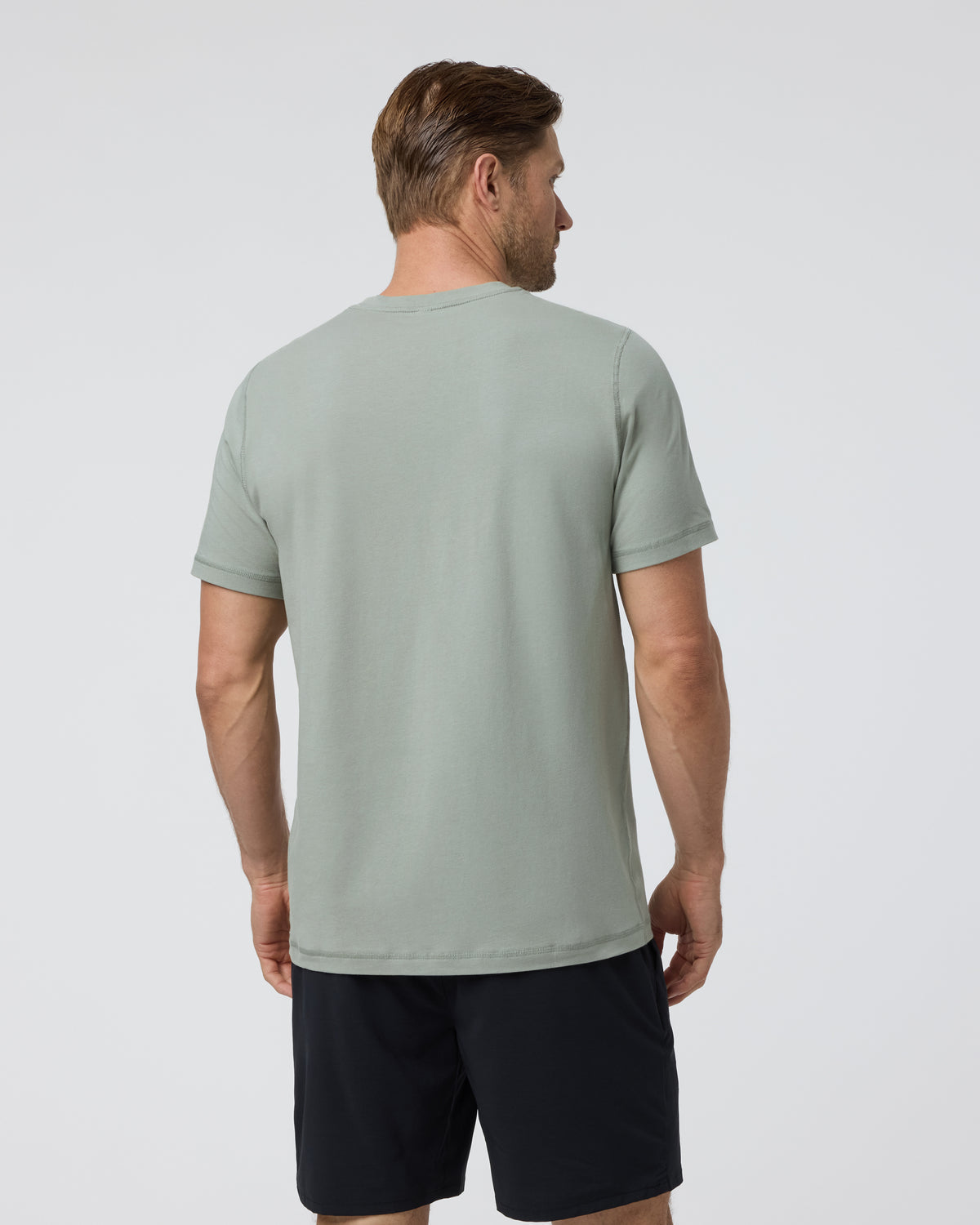 Tuvalu Tee Agave Green Cotton T-Shirt - Vuori