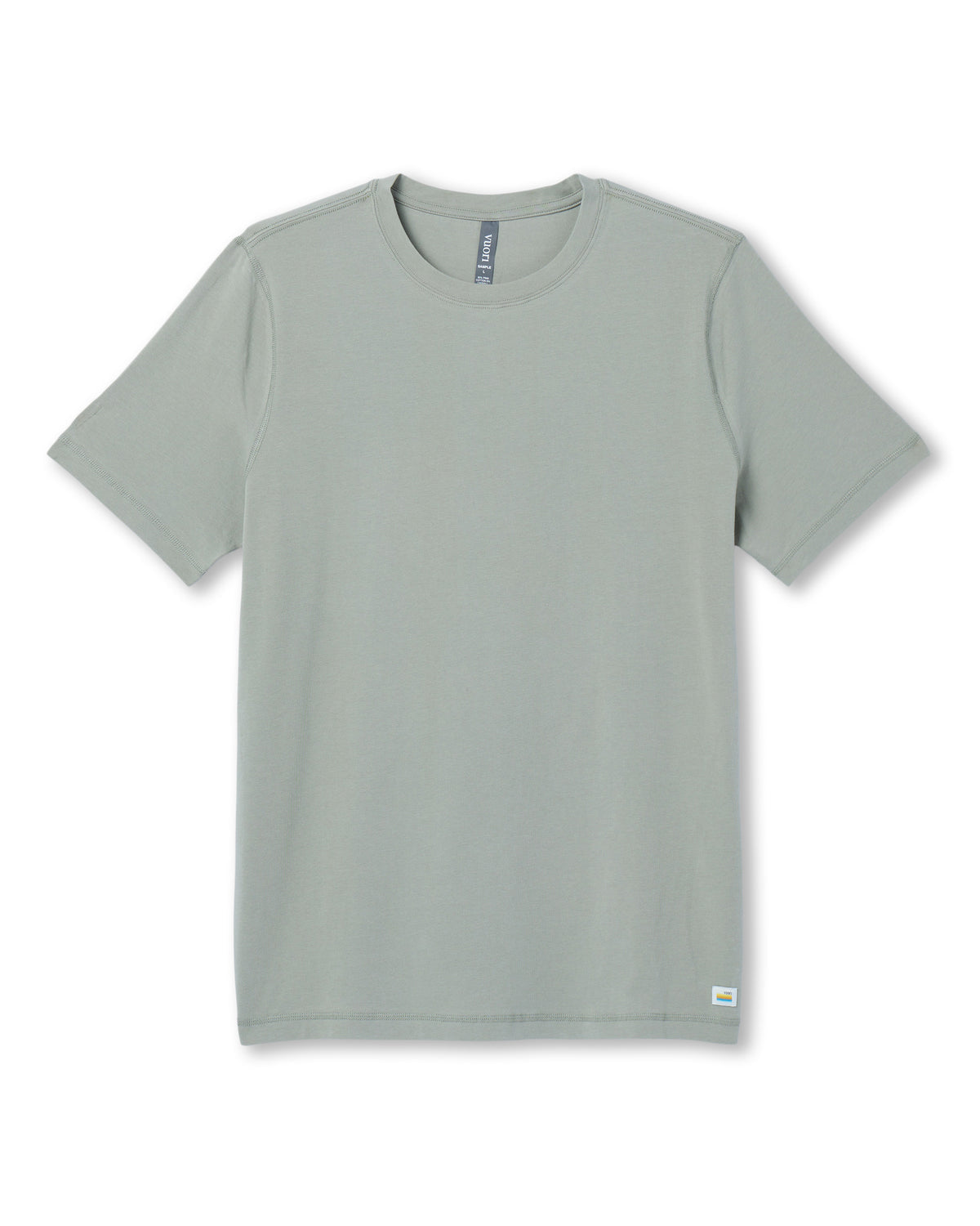 Tuvalu Tee Agave Green Cotton T-Shirt - Vuori