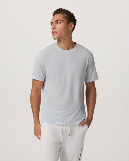 Current Tech Tee Men's Performance Shirt in Light Mist - Vuori