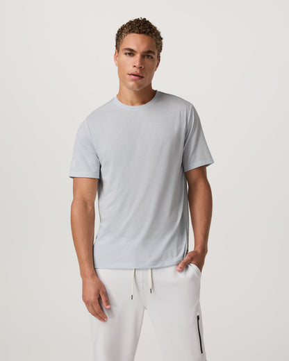 Current Tech Tee Men's Performance Shirt in Light Mist - Vuori