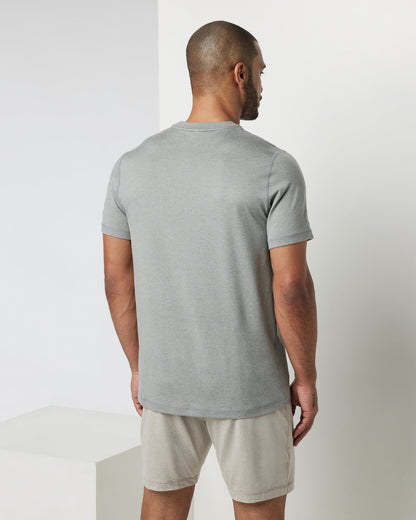 Short Sleeve Ponto Performance Tee Driftwood Heather - Vuori