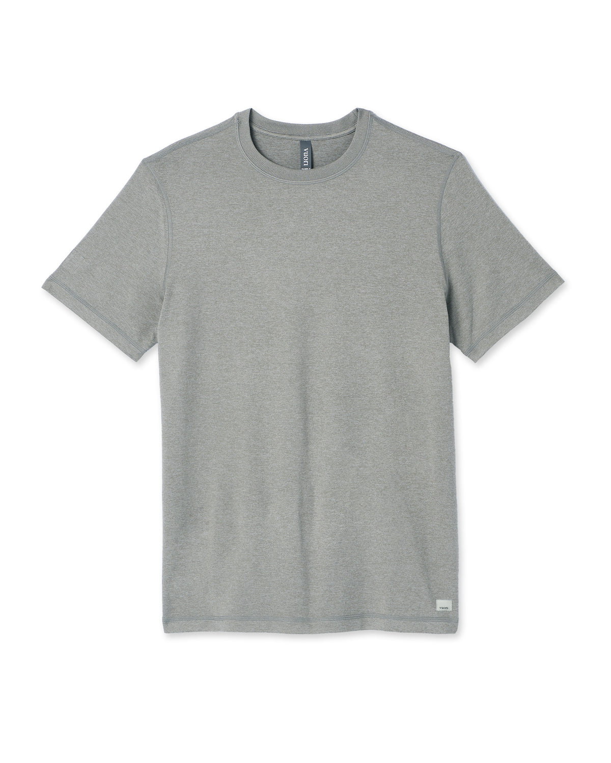 Short Sleeve Ponto Performance Tee Driftwood Heather - Vuori