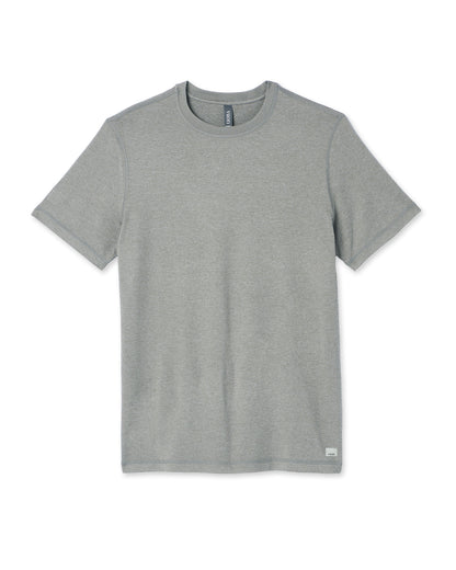 Short Sleeve Ponto Performance Tee Driftwood Heather - Vuori