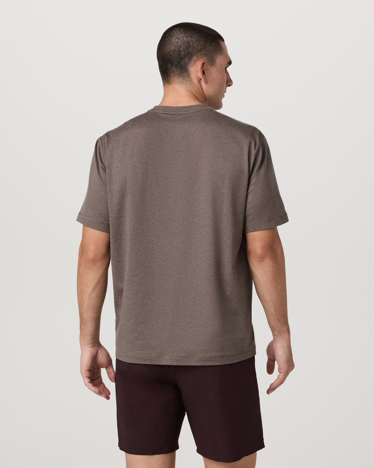 Men's Short Sleeve Ponto Tee - Relaxed Huckleberry - Vuori