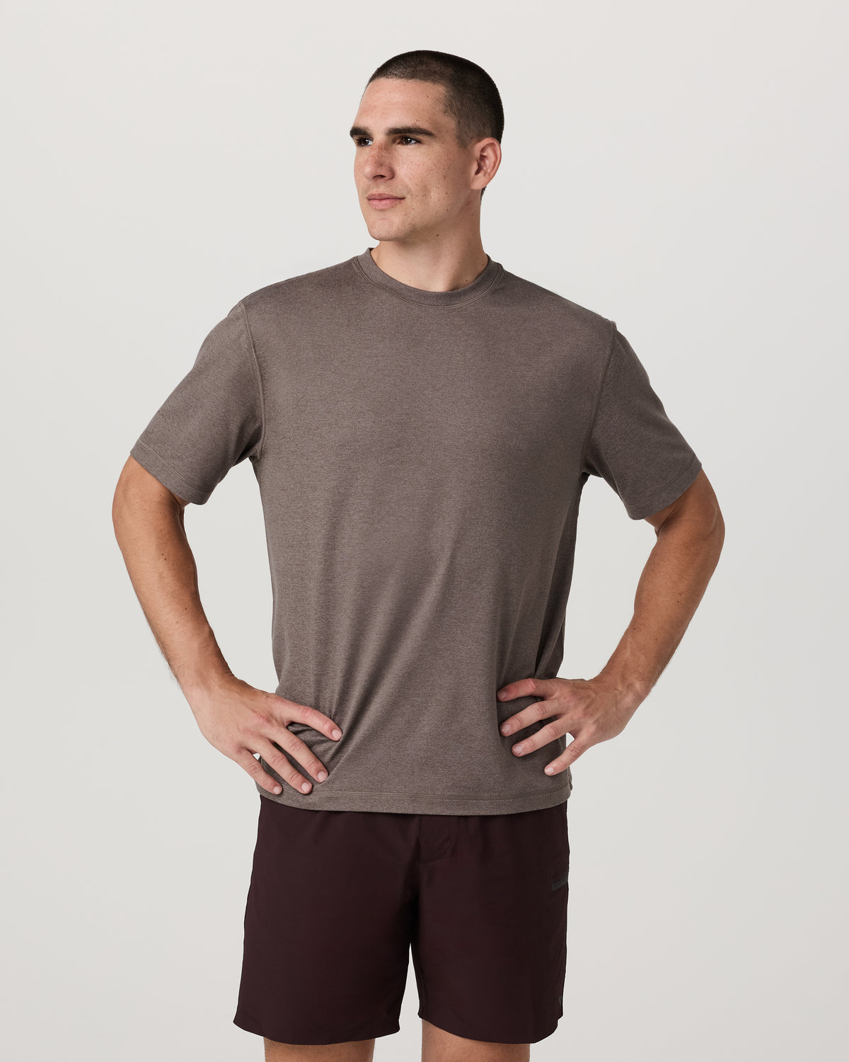 Men's Short Sleeve Ponto Tee - Relaxed Huckleberry - Vuori