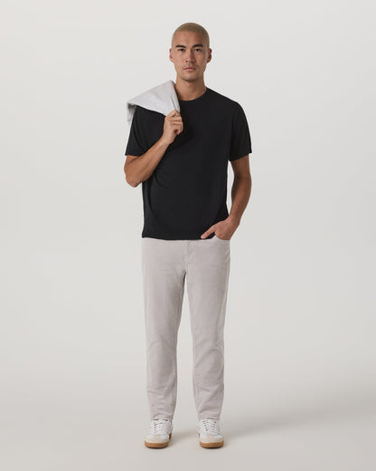 Short Sleeve Merino Wool Tee Men's Black Knit Shirt - Vuori