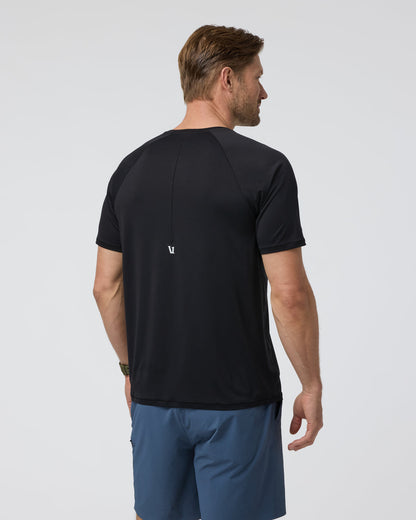 Short Sleeve Precept Tech Tee Black - Vuori