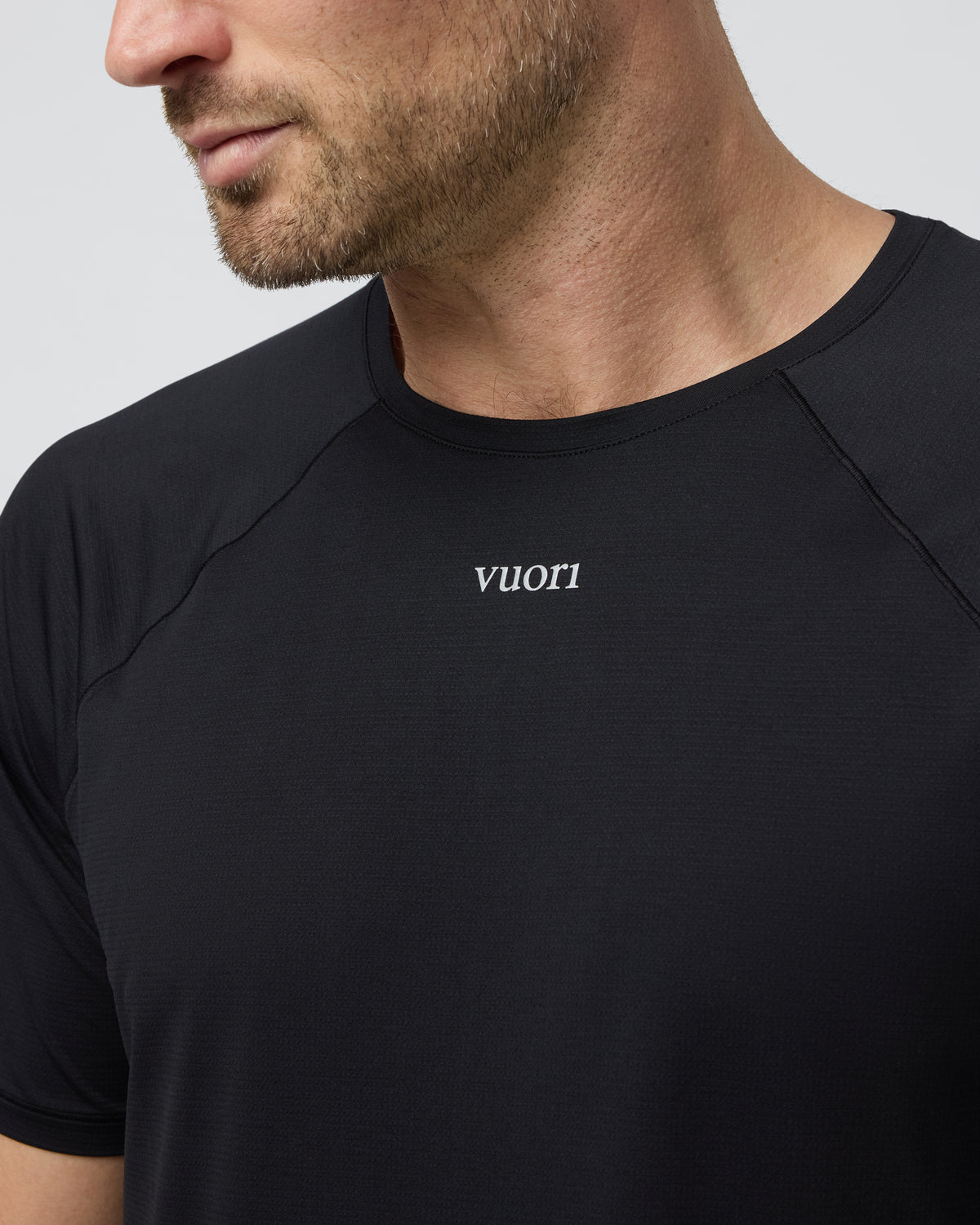 Short Sleeve Precept Tech Tee Black - Vuori