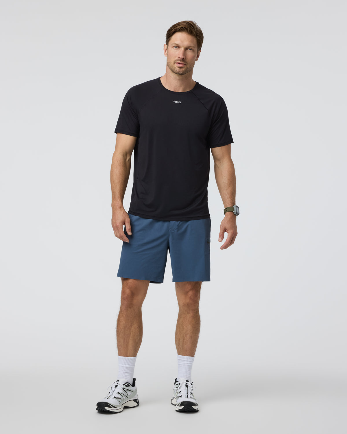 Short Sleeve Precept Tech Tee Black - Vuori