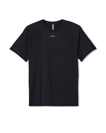 Short Sleeve Precept Tech Tee Black - Vuori
