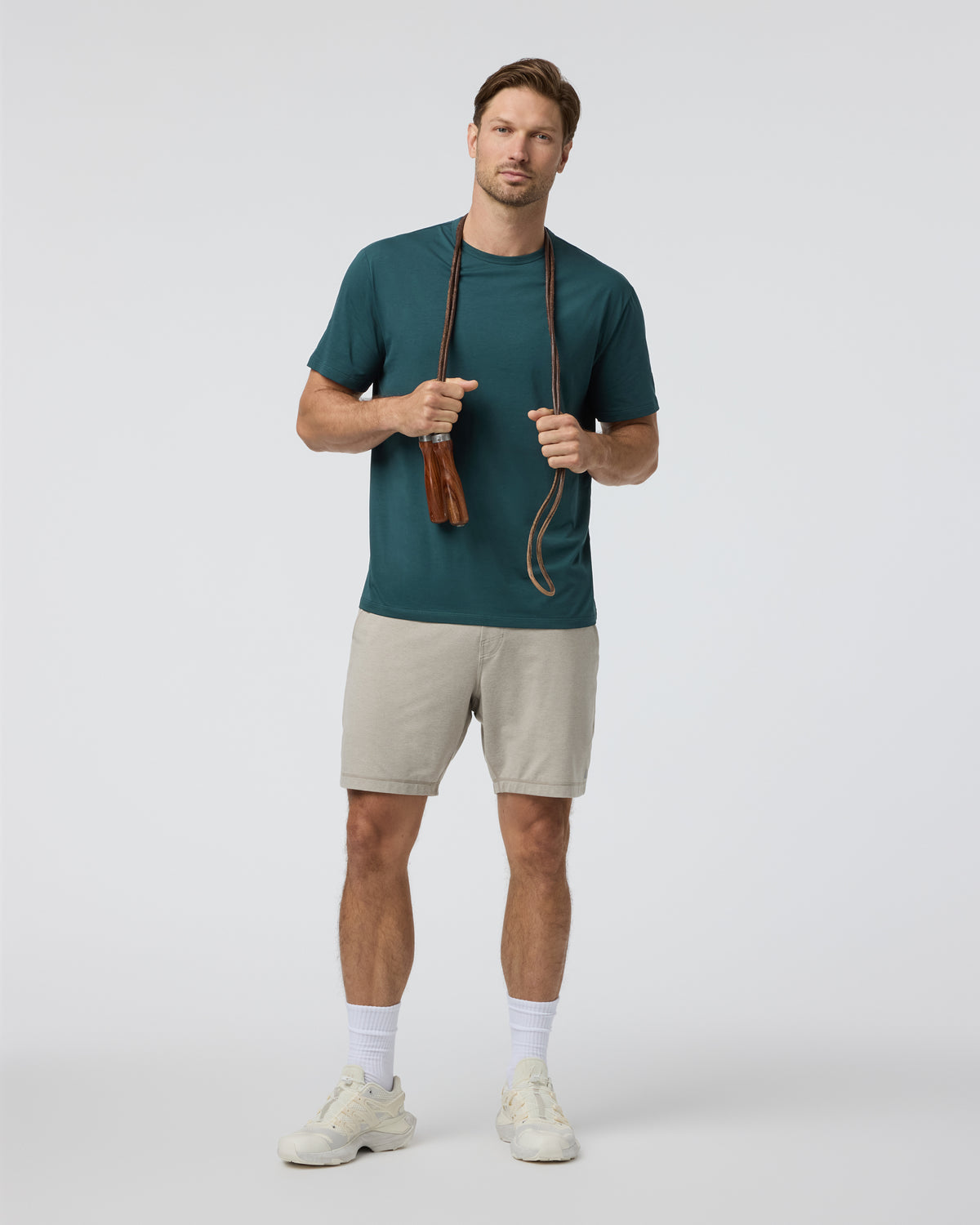 Short Sleeve Feather Tee - Relaxed Fit Deep Sea - Vuori