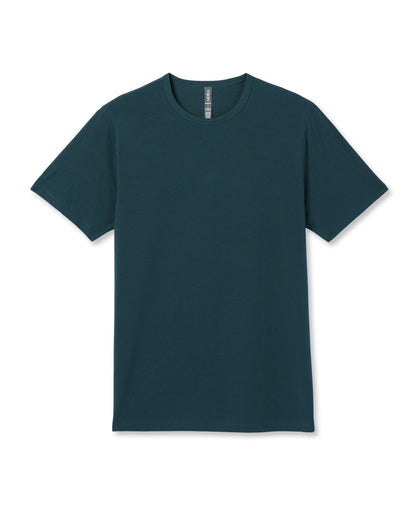Short Sleeve Feather Tee - Relaxed Fit Deep Sea - Vuori