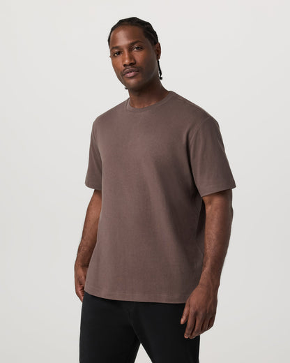 Men's Short Sleeve Heavyweight Cotton Tee Huckleberry - Vuori