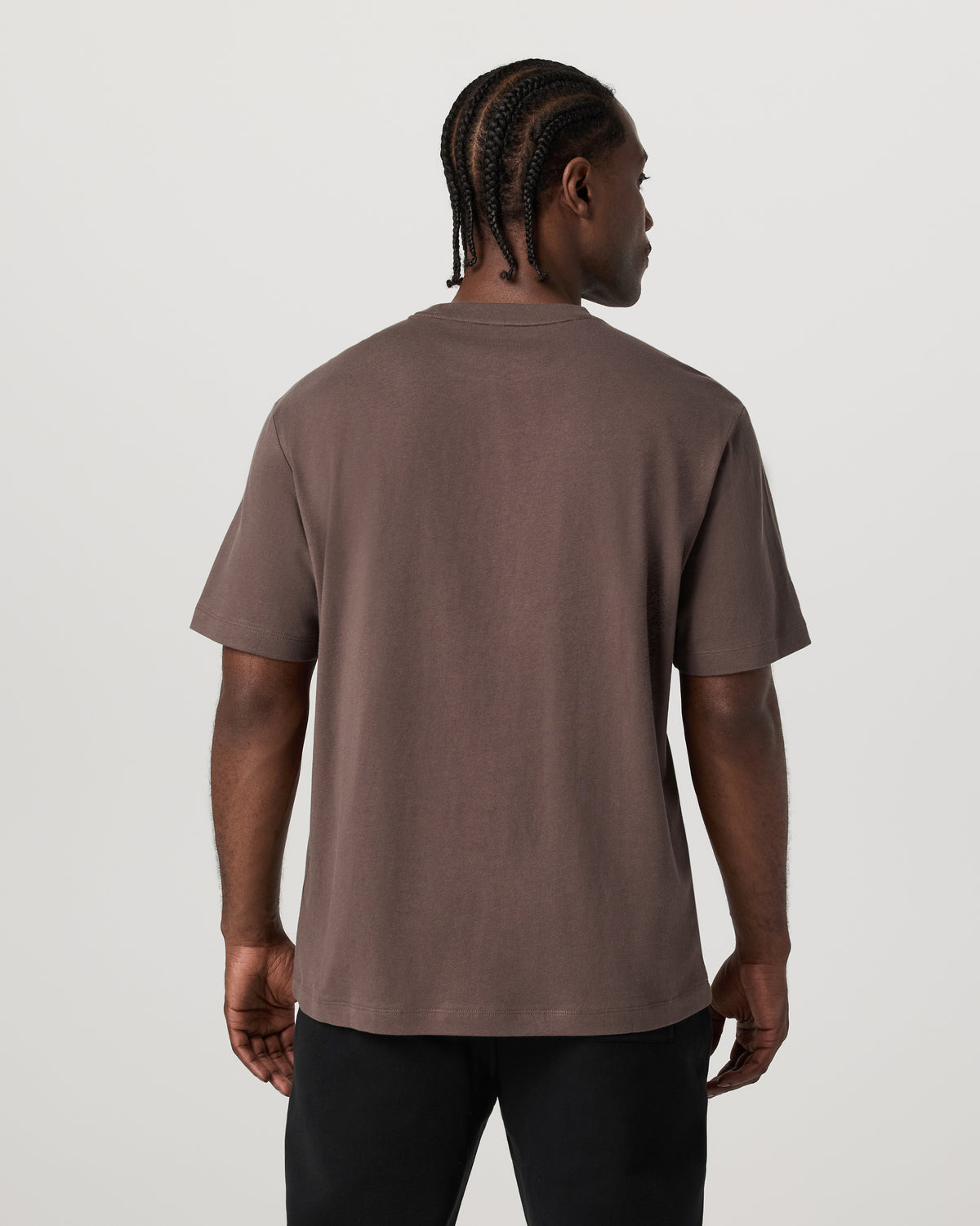Men's Short Sleeve Heavyweight Cotton Tee Huckleberry - Vuori