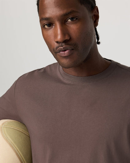 Men's Short Sleeve Heavyweight Cotton Tee Huckleberry - Vuori