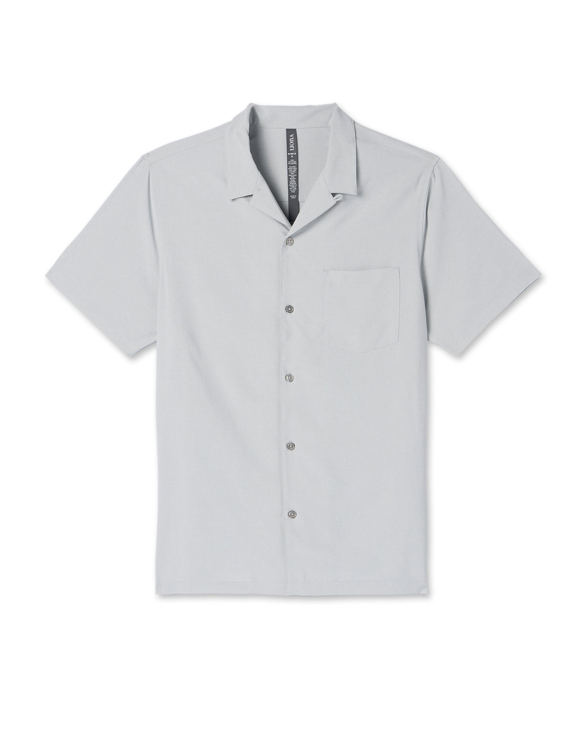 Seaport Button Down Men's Sky Grey Short-Sleeve - Vuori