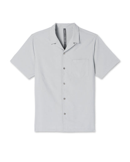 Seaport Button Down Men's Sky Grey Short-Sleeve - Vuori