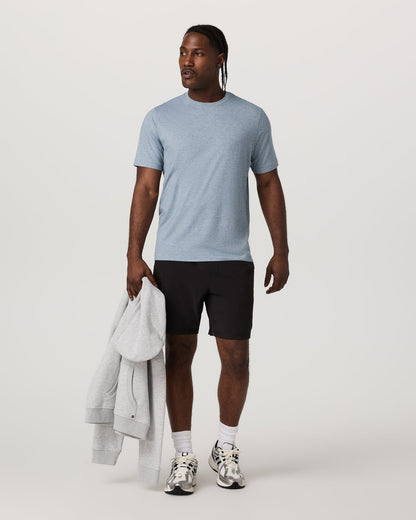 Short Sleeve Everyday Tee Men's Sea Glass Heather Tee - Vuori