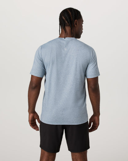 Short Sleeve Everyday Tee Men's Sea Glass Heather Tee - Vuori