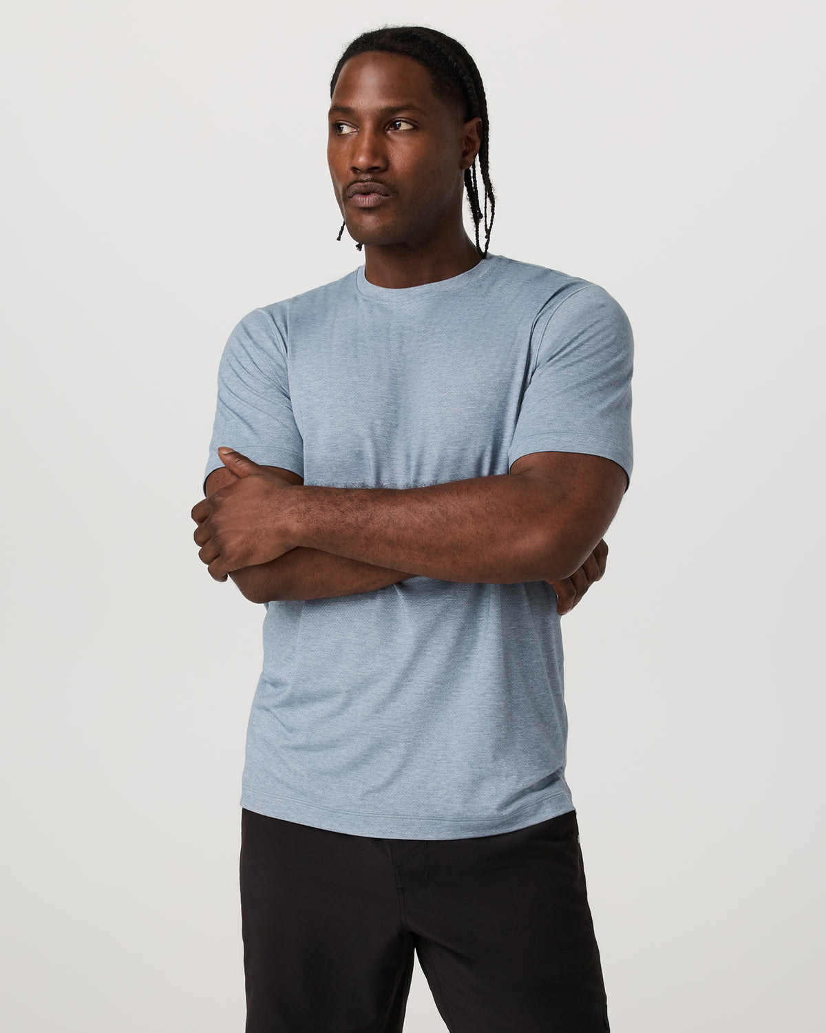 Short Sleeve Everyday Tee Men's Sea Glass Heather Tee - Vuori