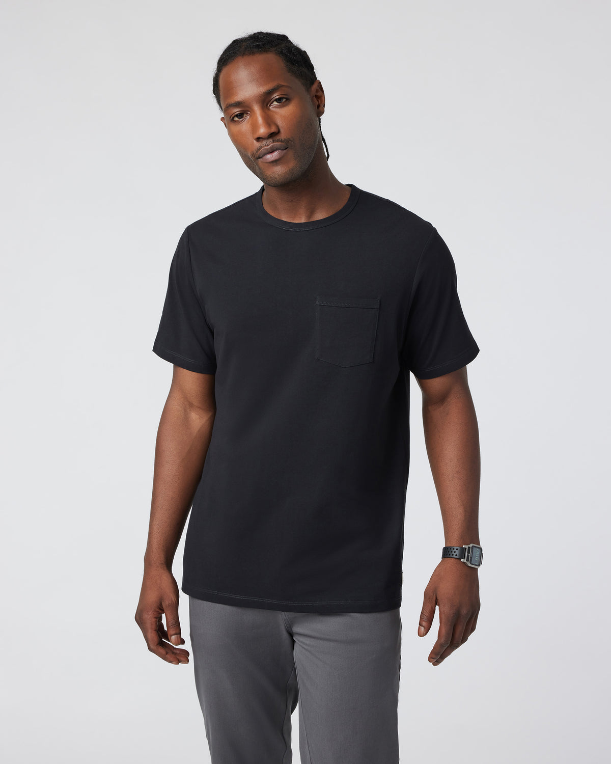 Men's Feather Pocket Tee Black Short-Sleeve Tee - Vuori