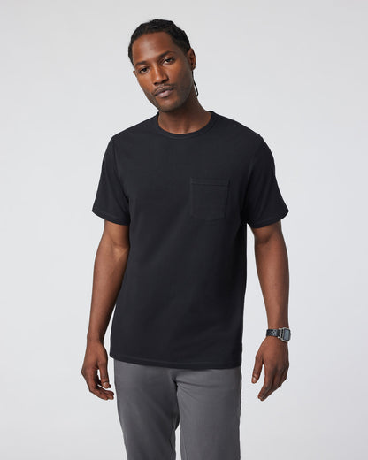Men's Feather Pocket Tee Black Short-Sleeve Tee - Vuori