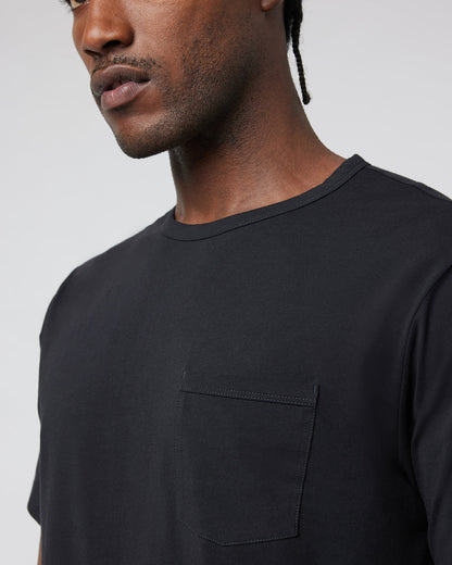 Men's Feather Pocket Tee Black Short-Sleeve Tee - Vuori