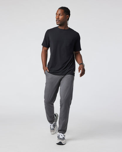 Men's Feather Pocket Tee Black Short-Sleeve Tee - Vuori