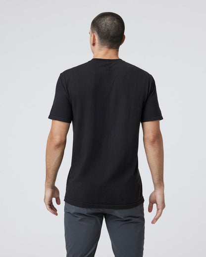 Weston Seamless Tee Men's Black Short Sleeve Tee - Vuori