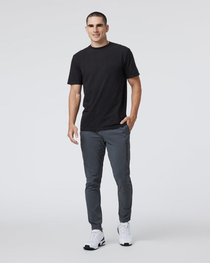 Weston Seamless Tee Men's Black Short Sleeve Tee - Vuori
