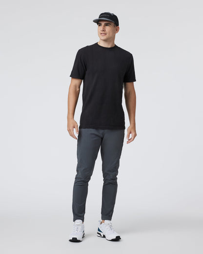 Weston Seamless Tee Men's Black Short Sleeve Tee - Vuori