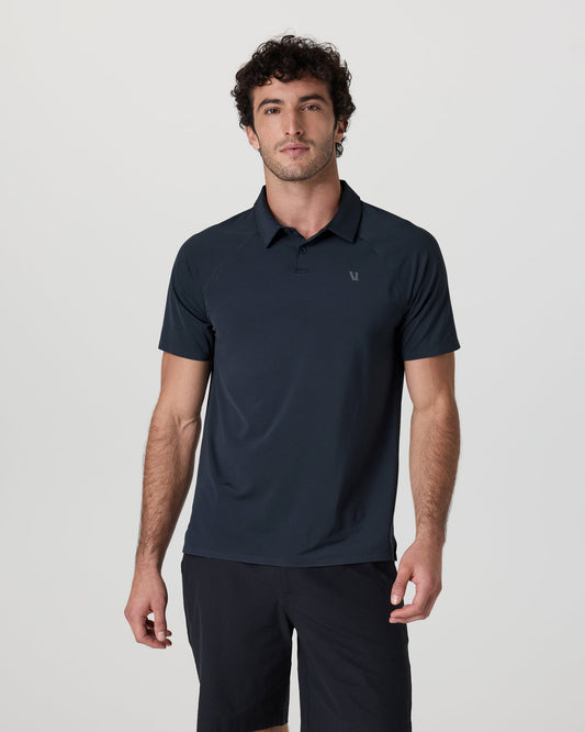 Short Sleeve Viewpoint Polo Navy - Vuori