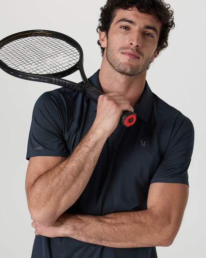 Short Sleeve Viewpoint Polo Navy - Vuori