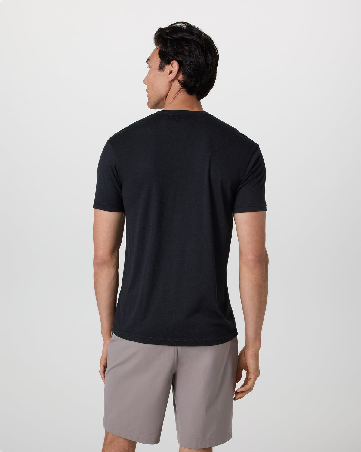 V1 Logo Tee Men's Black Graphic Tee - Vuori