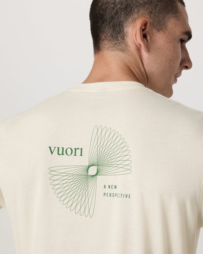 Vortex Tee Men's Natural Performance T-Shirt - Vuori