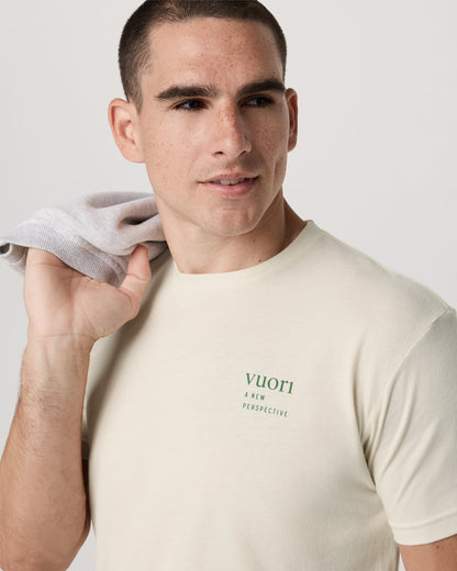 Vortex Tee Men's Natural Performance T-Shirt - Vuori