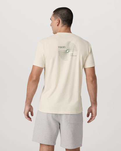 Vortex Tee Men's Natural Performance T-Shirt - Vuori