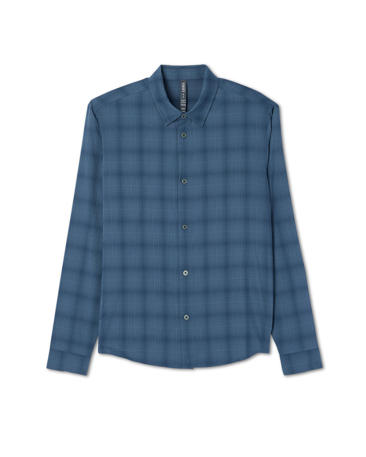 Long Sleeve Plaid Button Down Shirt Men's Abyss Shirt - Vuori