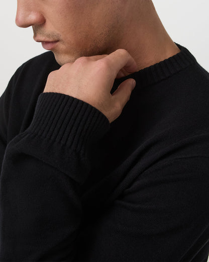 Fluent Sweater Men's Black Sweater - Vuori