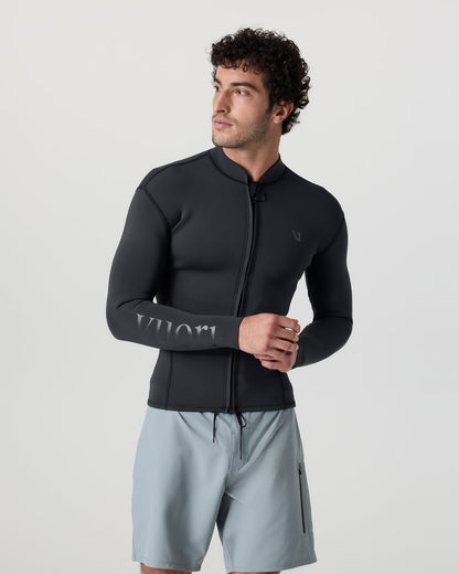 Long Sleeve Yulex Wetsuit Top Washed Black - Vuori