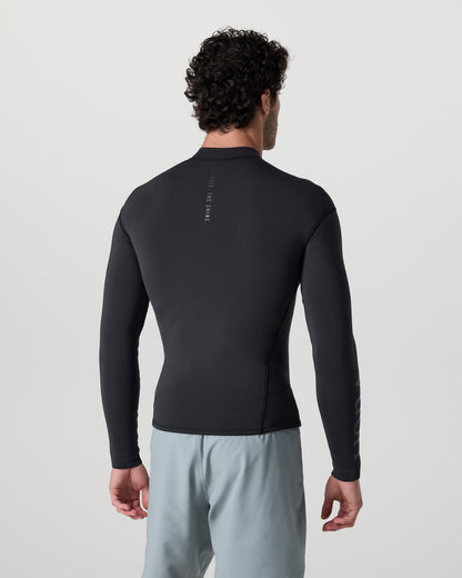 Long Sleeve Yulex Wetsuit Top Washed Black - Vuori