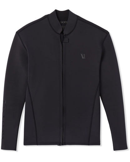Long Sleeve Yulex Wetsuit Top Washed Black - Vuori