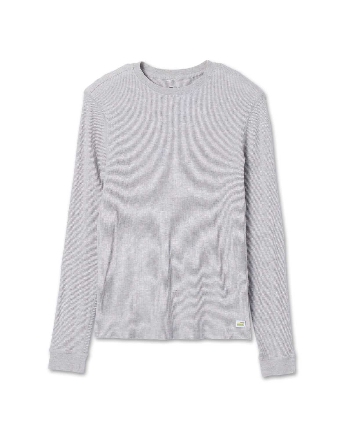 Waffle Crew Men's Light Grey Thermal Shirt - Vuori