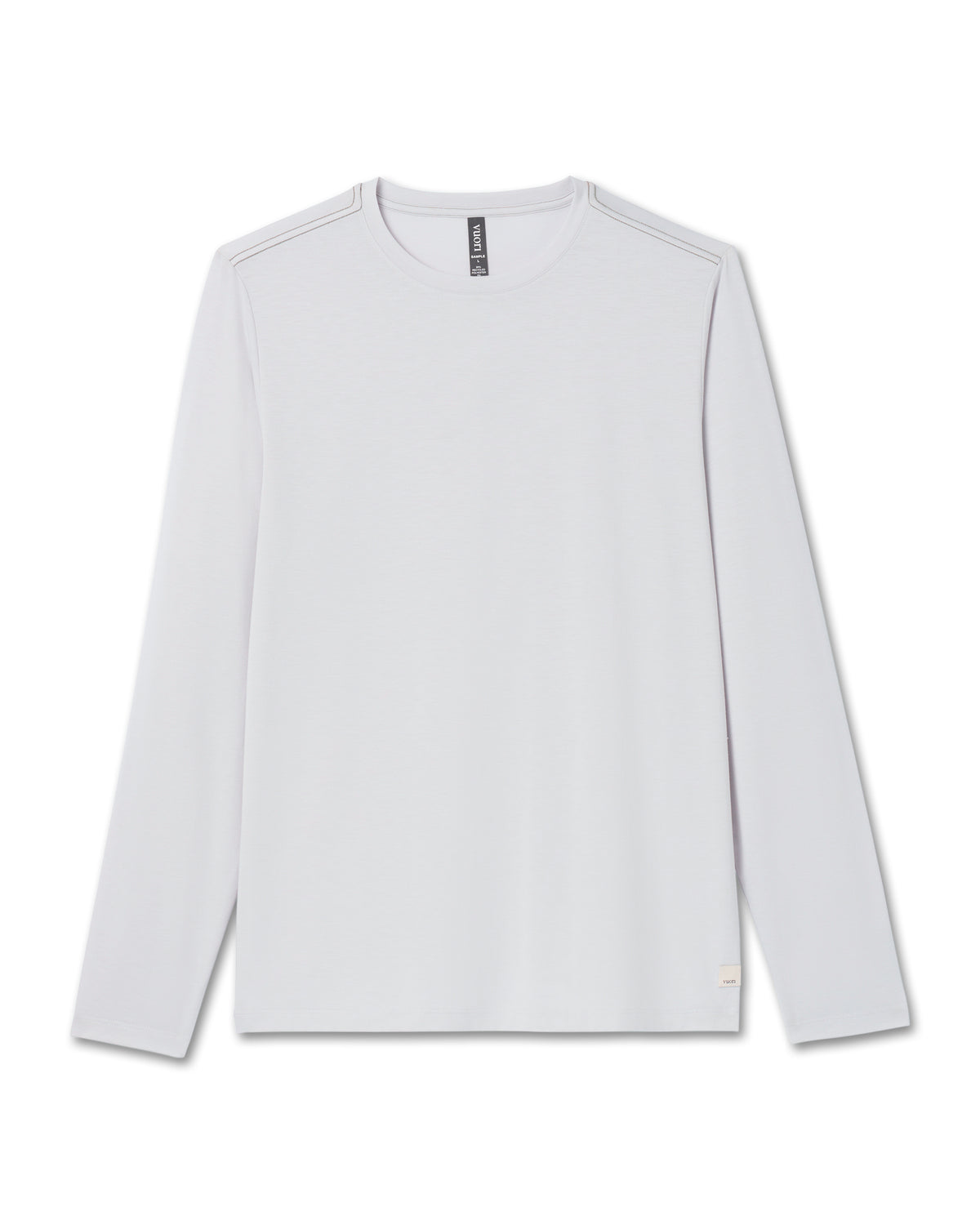 Long Sleeve Current Tech Tee Frost Grey - Vuori