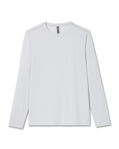 Long Sleeve Current Tech Tee Frost Grey - Vuori