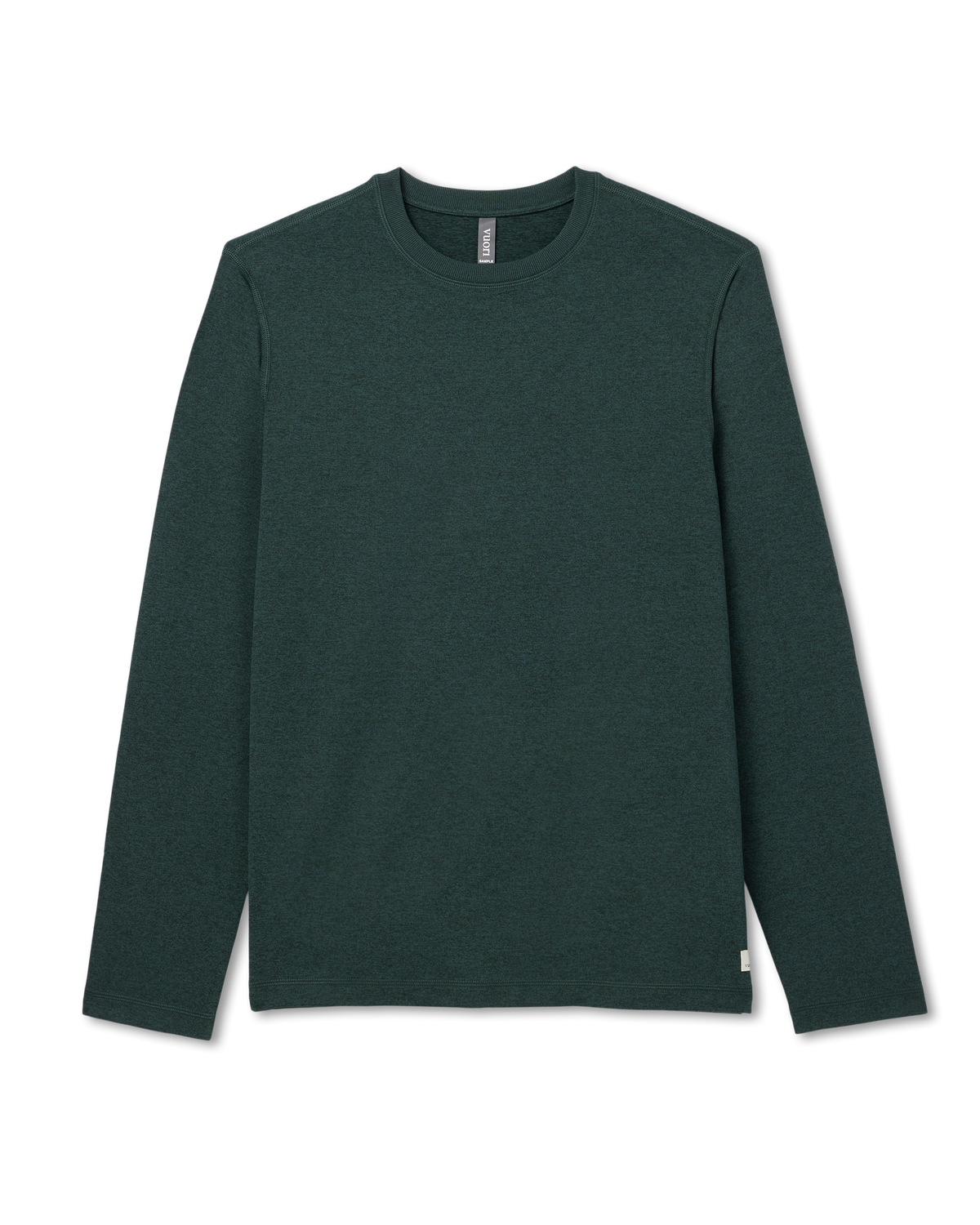 Long Sleeve Ponto Performance Tee Evergreen Heather - Vuori