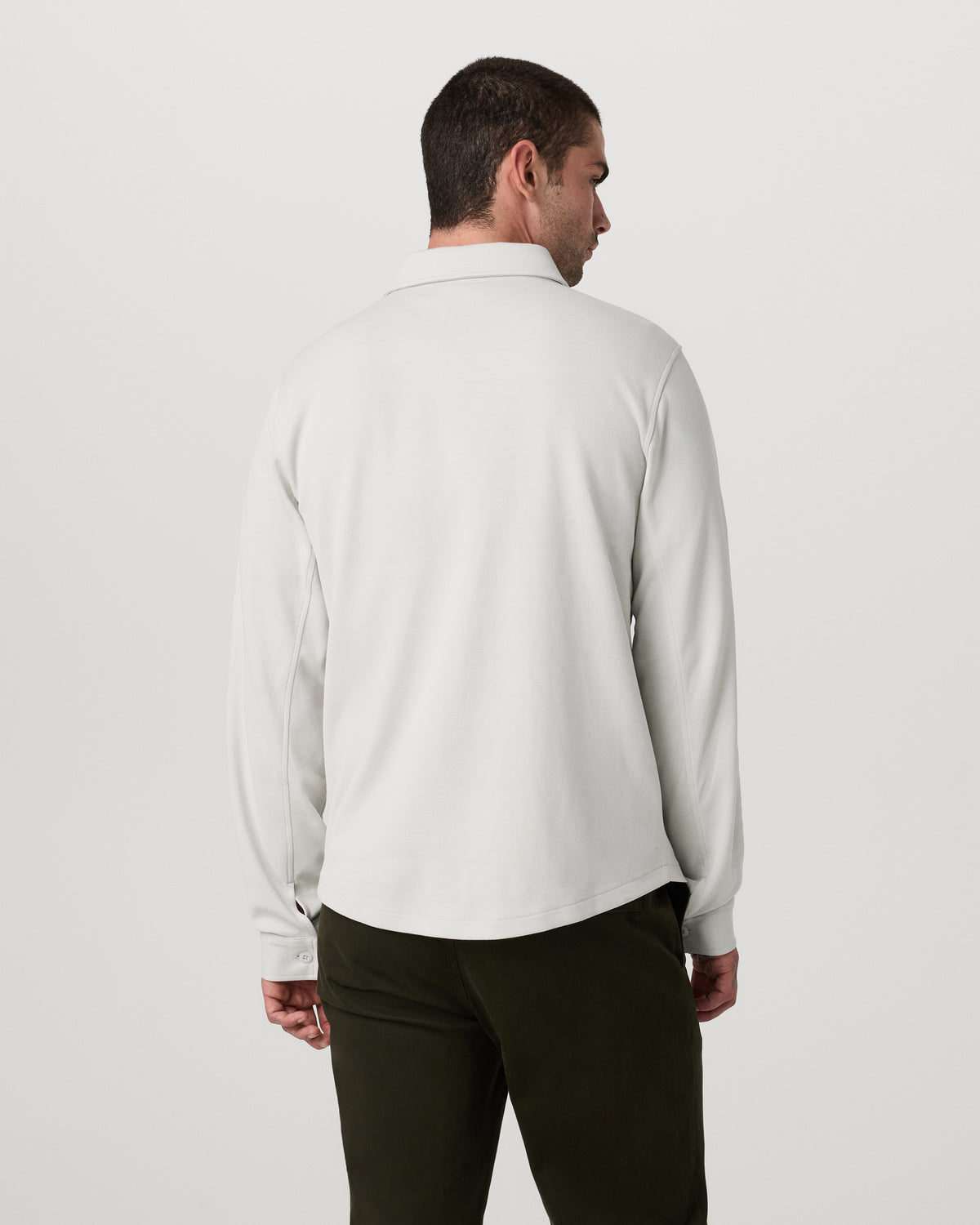 Jeffreys Overshirt Men's Winter Grey Heather Shirt - Vuori